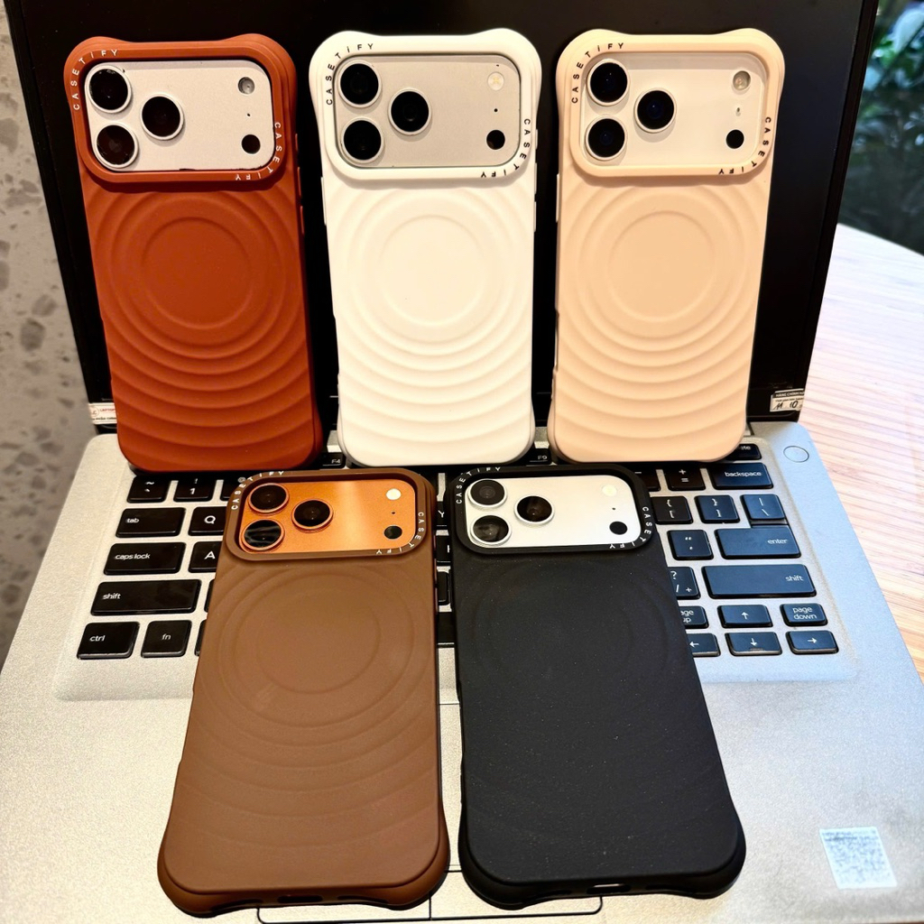 [HOẢ TỐC HÀ NỘI- LINK 2]Ốp Lưng iPhone Trơn Sóng Tròn Cao Cấp – Chống Trượt-Nắng Case