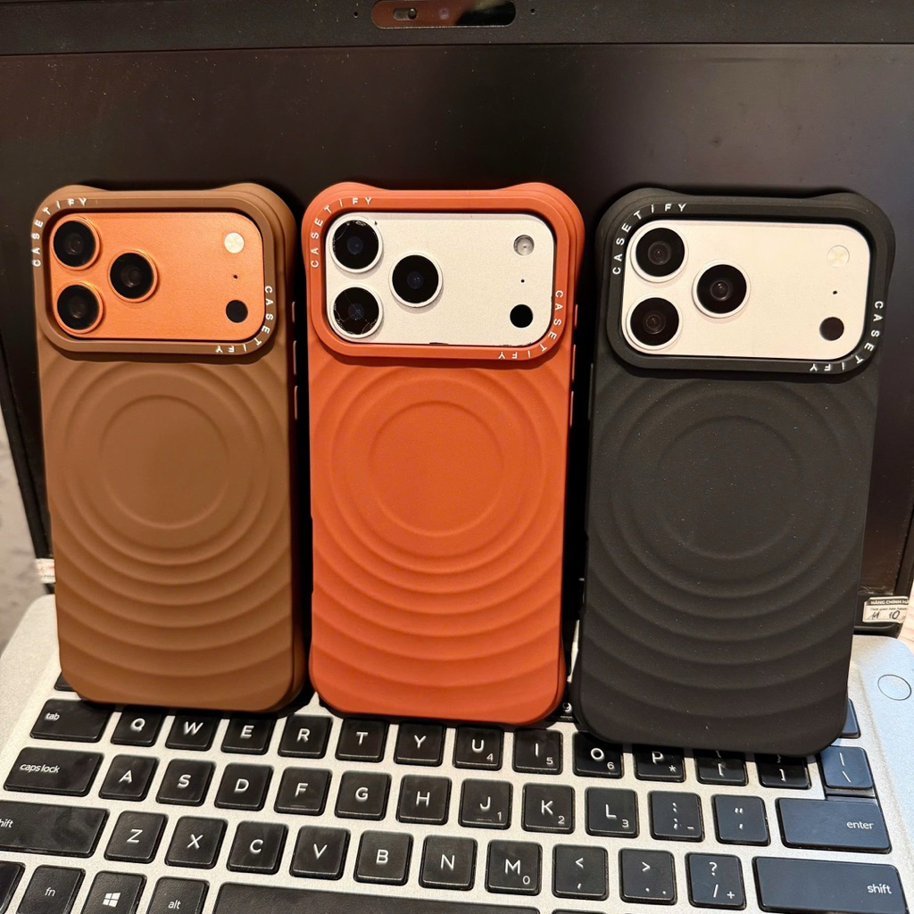 [HOẢ TỐC HÀ NỘI- LINK 2]Ốp Lưng iPhone Trơn Sóng Tròn Cao Cấp – Chống Trượt-Nắng Case