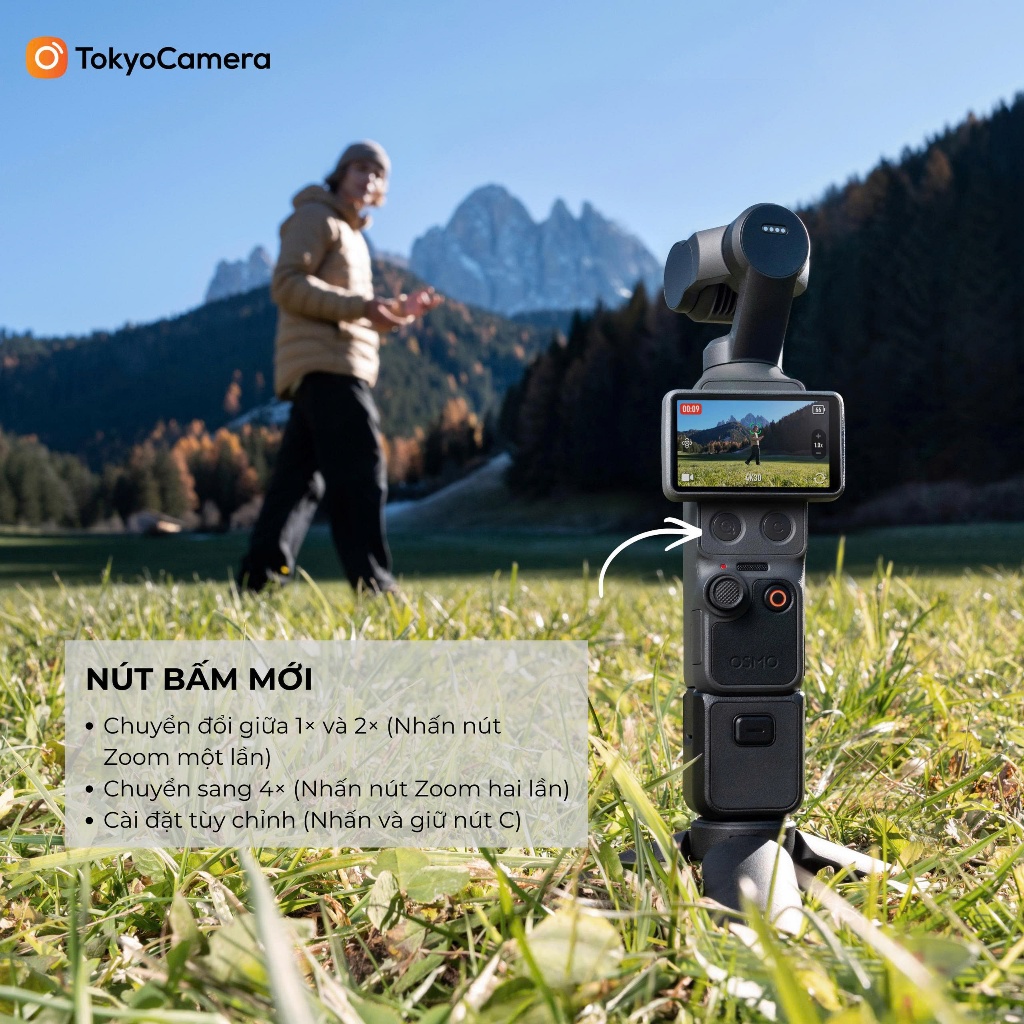Camera DJI Osmo Pocket 4 Bảo hành chính hãng 12 tháng toàn quốc | BigBuy360 - bigbuy360.vn