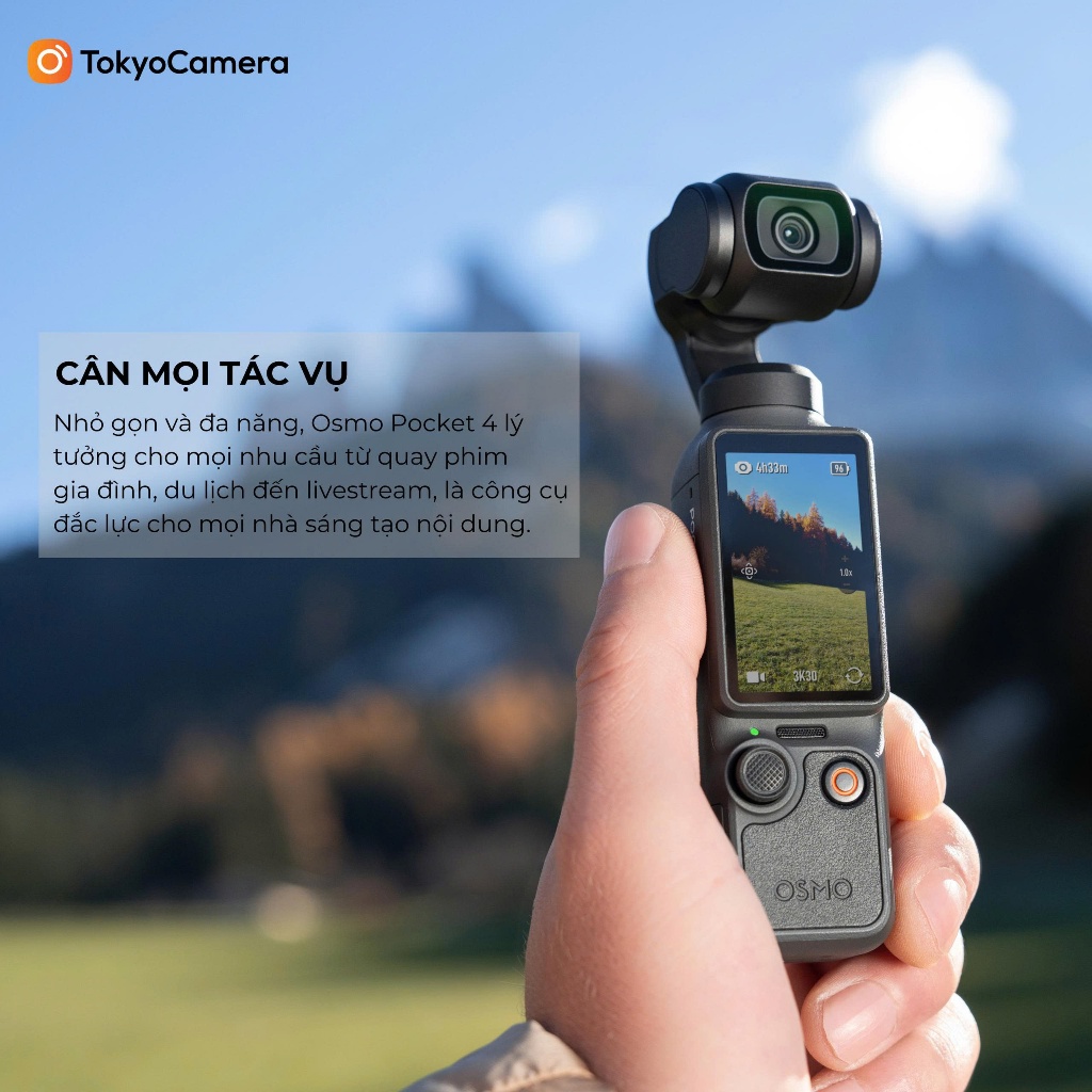Camera DJI Osmo Pocket 4 Bảo hành chính hãng 12 tháng toàn quốc | BigBuy360 - bigbuy360.vn