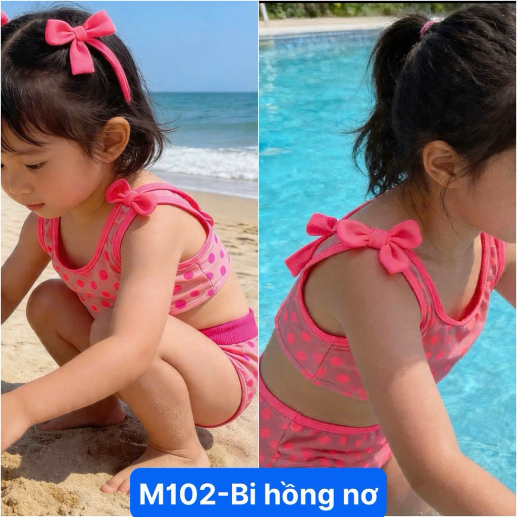 Set đồ bơi bé gái 5Y (16-18kg) chống nắng UPF 40-50 xuất khẩu – đồ bơi trẻ em cao cấp