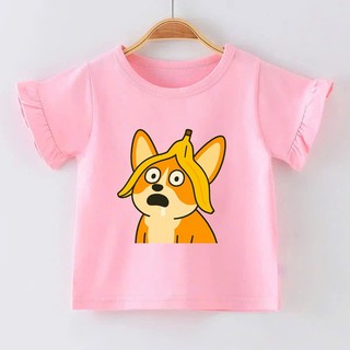 👕 Áo Thun Bé Gái mềm mịn thoáng mát in hình dễ thương 👕 AT713