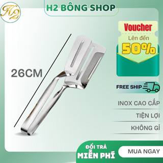 Kẹp Gắp Thịt Inox, Dụng Cụ Kẹp Lật Thịt