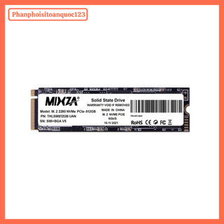 Ổ Cứng SSD M.2 PCIe 256GB Mixza NVMe Gen3x4 – Tốc Độ Cao, Dùng Cho Laptop, PC