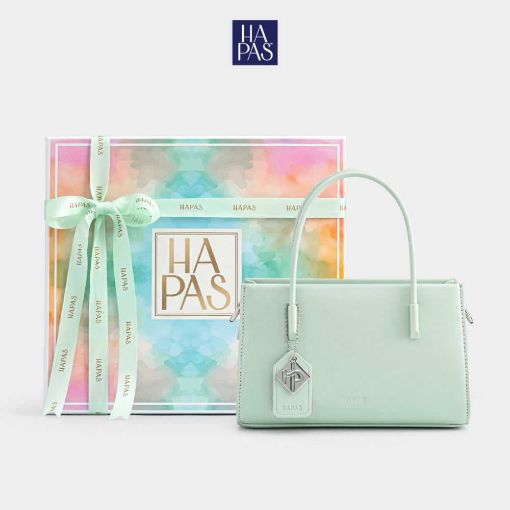 Túi Xách Nữ Quai Xách La Muse Phủ Màu Tag Vuông Color Trend HAPAS
