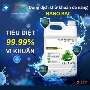 Can2 LÍT Dung dịch Nano Bạc ARGENTUM khử mùi, khử khuẩn cho xe ô tô, nhà cửa, văn phòng dùng với máy khử mùi để tạo khói