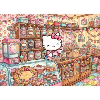 COMBO 4 tranh ghép A3 35 mảnh, 96 mảnh, 204 mảnh Hello Kitty TooYoo TG0099
