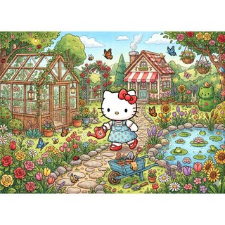 COMBO 4 tranh ghép A3 35 mảnh, 96 mảnh, 204 mảnh Hello Kitty TooYoo TG0099