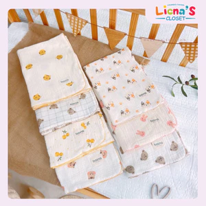 Khăn Tắm Xô Hàn Muslin Cao Cấp 2 Lớp Cho Bé Yêu