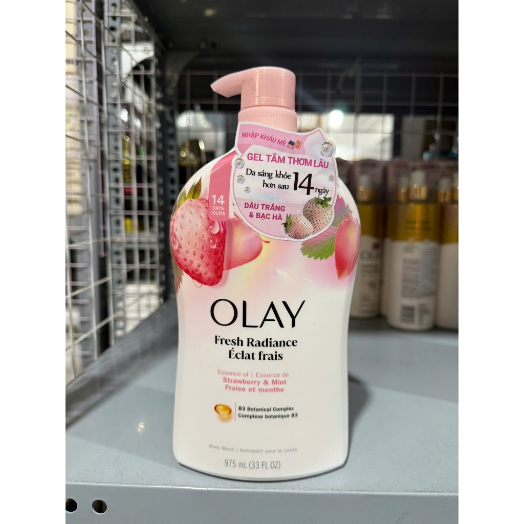 Sữa tắm Olay B3 Giúp Trắng Da, Mờ Thâm 650ml, 975ml