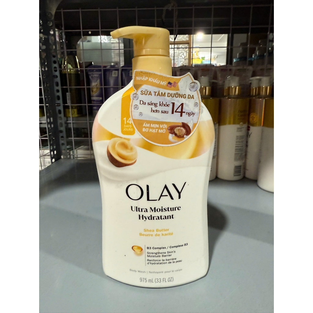 Sữa tắm Olay B3 Giúp Trắng Da, Mờ Thâm 650ml, 975ml