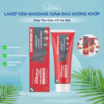 Lanzf Kem Massage Giảm Đau Xương Khớp, Gel Xoa Bóp Chondroitin Lanzf Giúp Thư Giãn Cổ Vai Gáy, Giảm Mỏi Gôi Lưng @quynh