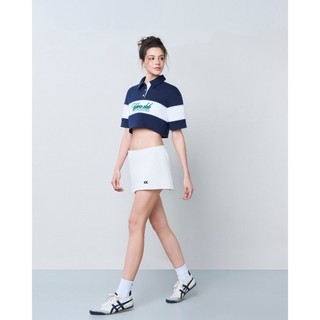 CARA Áo thun nữ Ashlyn dáng croptop tay ngắn phối cổ năng động