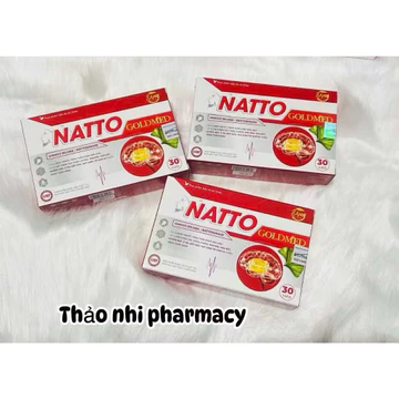 VIÊN UỐNG BỔ NÃO⚡️[NATTO GOLDMED] TĂNG CƯỜNG TUẦN HOÀN MÁU NÃO, PHÒNG NGỪA ĐỘT QUỴ