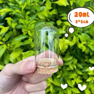 Set 10 Lọ Thuỷ Tinh Có Nút Gỗ, 10 Lọ Thuỷ Tinh Đựng Đồ Decor, Đựng Hạt Đậu Vàng, DIY Handmade