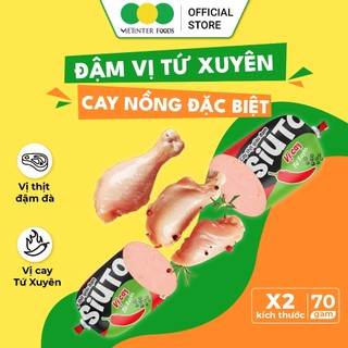 Hộp 20 Cây Xúc Xích Tiệt Trùng Siuto Vietinter Foods (Cây 85g)