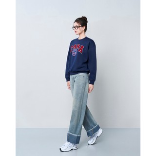 CARA Áo dài tay nữ Bliss longsleeve chất nỉ 2 da form rộng đơn giản