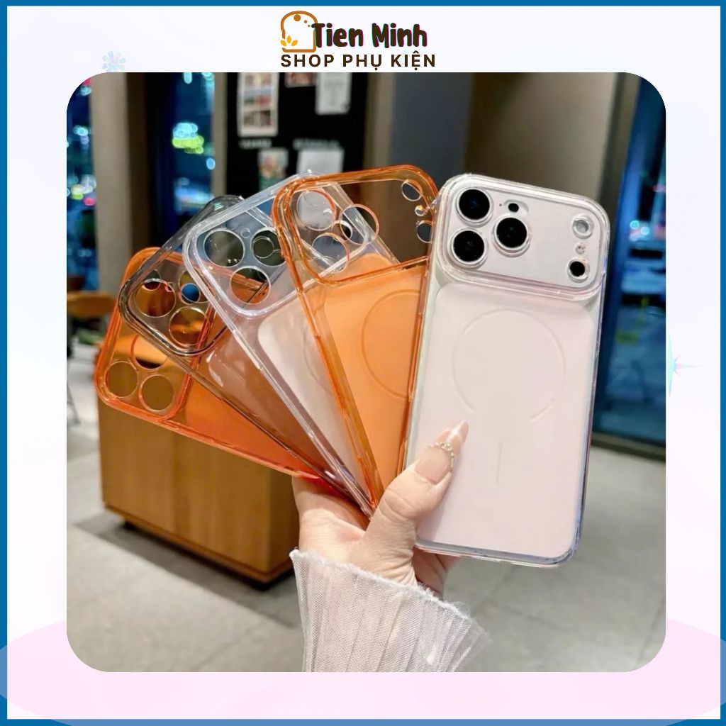 Ốp Lưng Dùng Cho iPhone Chất Liệu Silicon Mềm, Lên Đời 17, Bảo Vệ Camera, Đủ Mã Ip 11/12/13/15/16/17