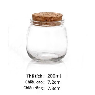 Lọ Thuỷ Tinh Nút Bần Nhỏ - Chai Lọ Thuỷ Tinh Trang Trí - Lọ Đựng Vàng 1 Chỉ