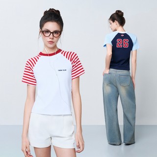 CARA Áo thun nữ Arya kiểu raglan nhiều màu năng động