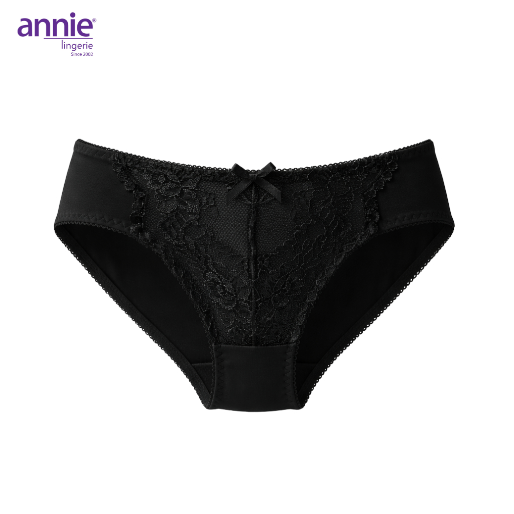 Combo 3 Quần Lót Quần Sịp Nữ annie QE 2137 Phối Ren Hoa Sang Trọng Chất Liệu Cotton Co Giãn 4 Chiều