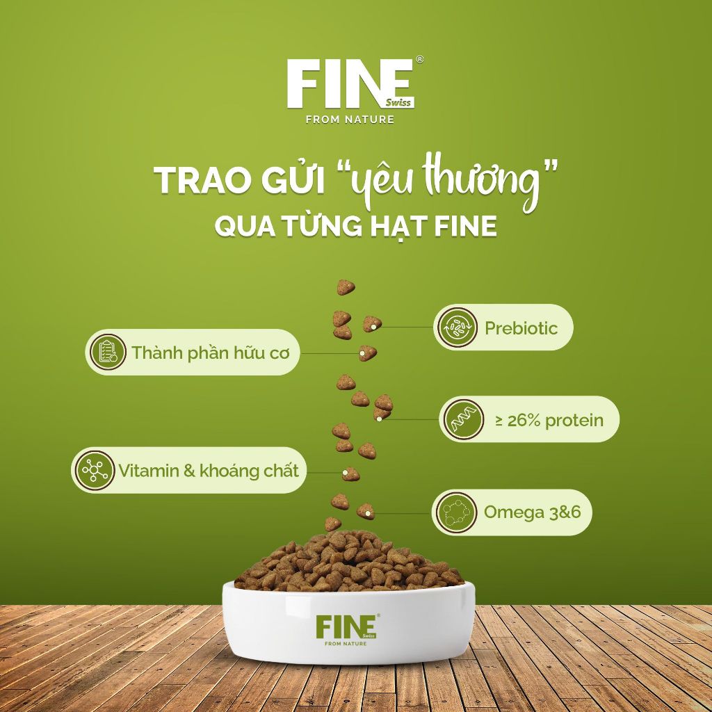 [1.36KG] FINE CAT - Thức ăn hữu cơ cao cấp dành cho mèo Hàn Quốc