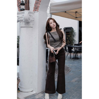•𝙆𝙞𝙣𝙜𝙨𝙝𝙤𝙥𝙗𝙚𝙖𝙪𝙩𝙮•Áo Satnach Kẻ Nơ Vai WG