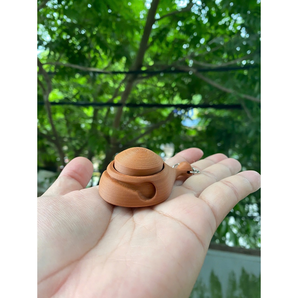 Móc Khoá Clicker Gõ Mõ - Móc Khoá Clicker Tích Đức - Móc Khóa Treo Balo Túi Xách,Đồ Chơi Giảm Stress - Nhựa Sinh Học PLA