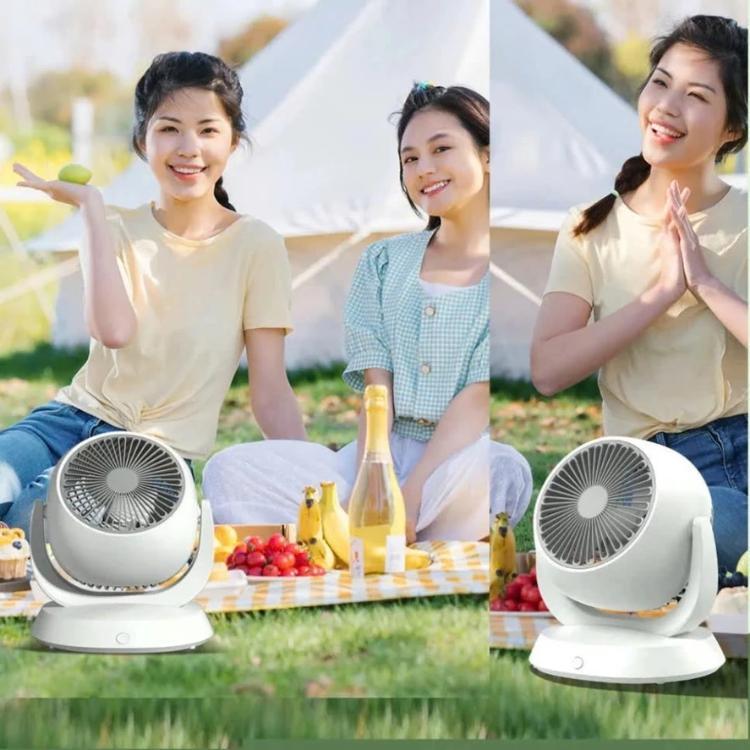 Quạt đẻ bàn tích điện 3 chế độ gió mạnh pin trâu dùng đến 6h liên tục