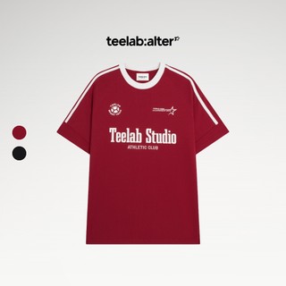 Teelab Alter Oversized Cotton Athletic Club Tee TS275