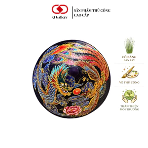 Nón Cỏ Bàng 16V Q Gallery - Đan Vẽ Tay - Giao Duyên