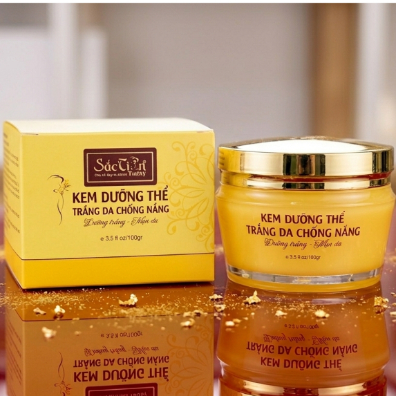 Kem Dưỡng Thể Sắc Tiên Today [Vàng] - Nâng Tông Tự Nhiên, Bảo Vệ Da Khỏi Tia UV Và Ngừa Sạm Đen