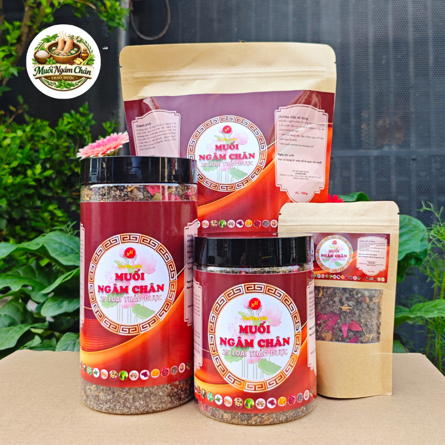Muối Ngâm Chân 25 Loại Thảo Dược - NGUYÊN HỮU – Thải Độc Thư Giãn , Giảm Đau Nhức Xương Khớp