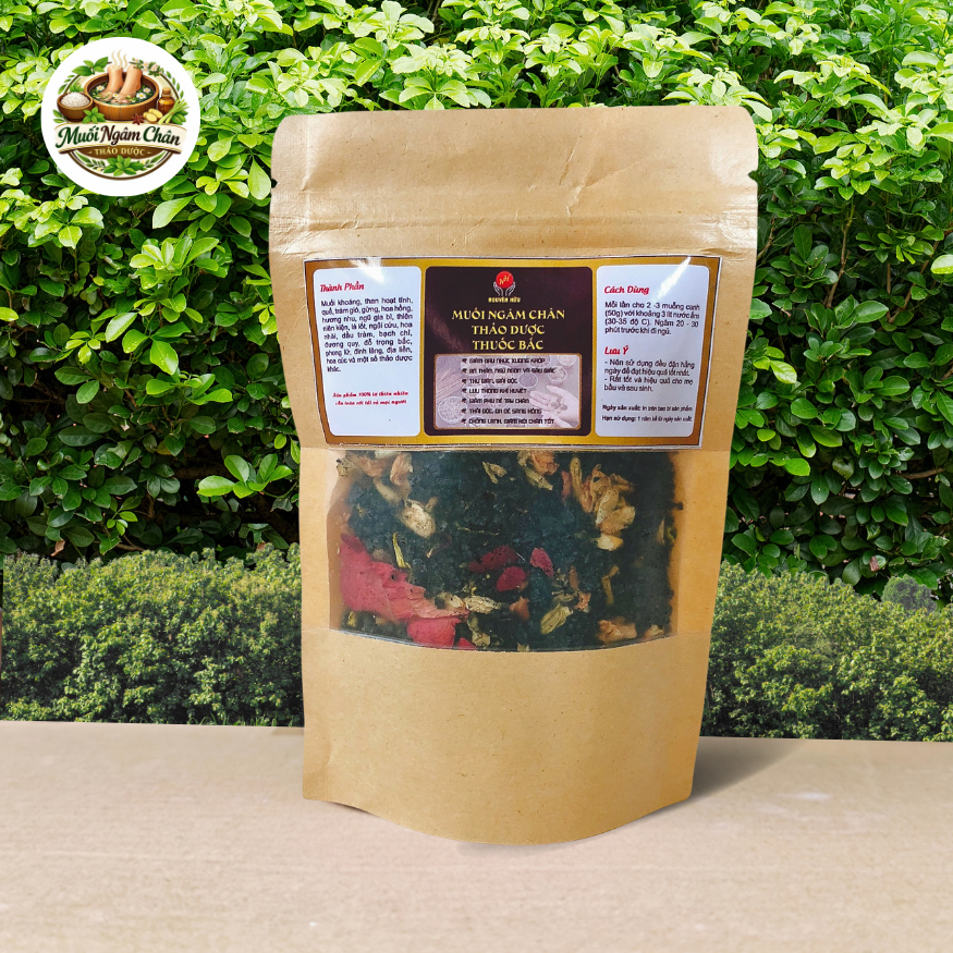 1KG Muối Ngâm Chân Thảo Dược Thuốc Bắc - NGUYÊN HỮU - Thải Độc Thư Giãn, Giảm Đau Nhức Xương Khớp