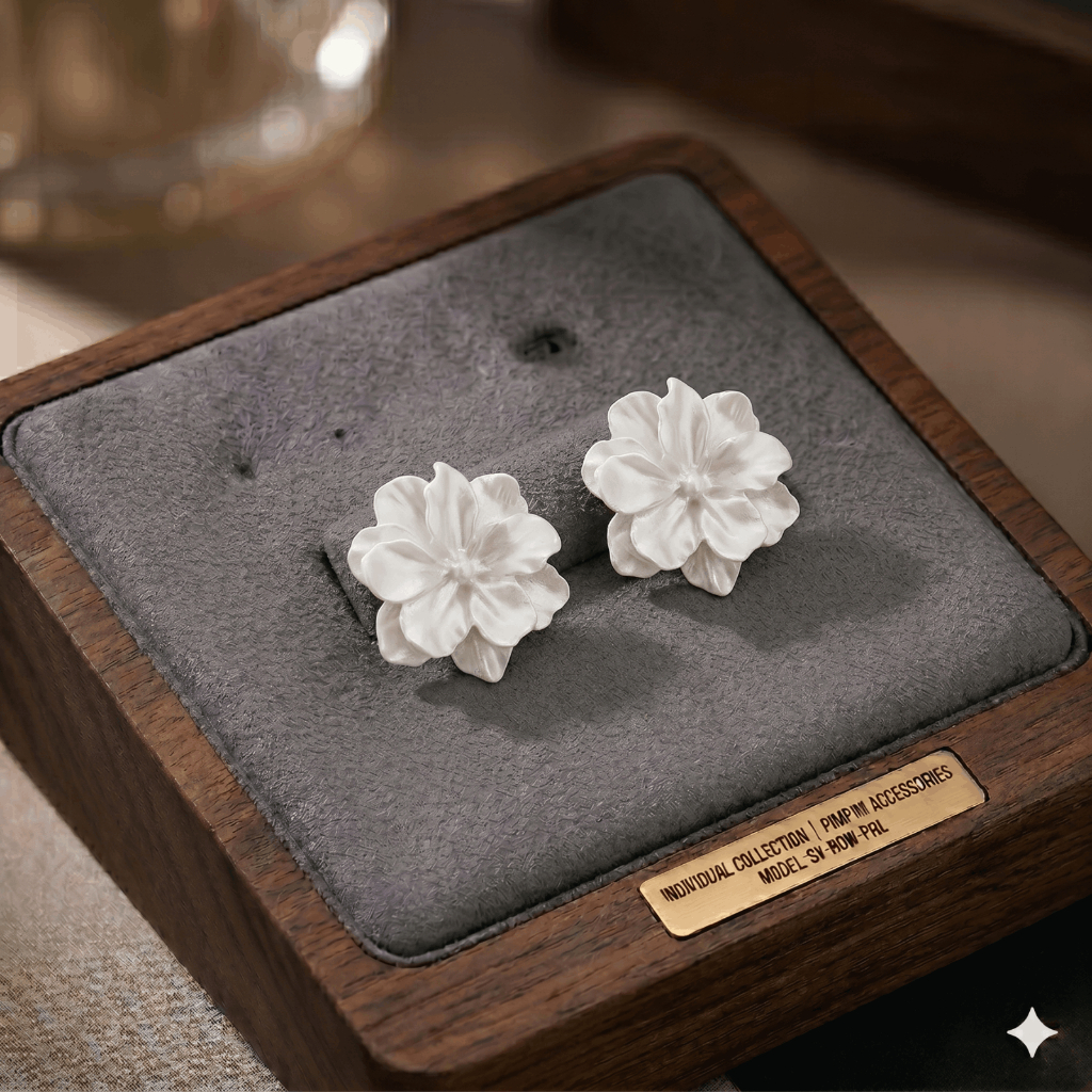 Khuyên Tai Nữ Pim Pim Accessories – Bộ Sưu Tập Nhiều Mẫu Bông Tai Nơ, Đính Đá, Ngọc Trai Giả , Hoa