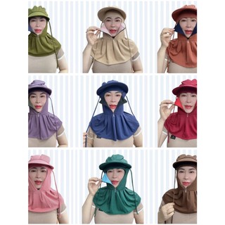 Nón che nắng vành rộng dây kéo giữa chống nắng bảo vệ da, siêu mát tiện lợi, hàng chuẩn loại