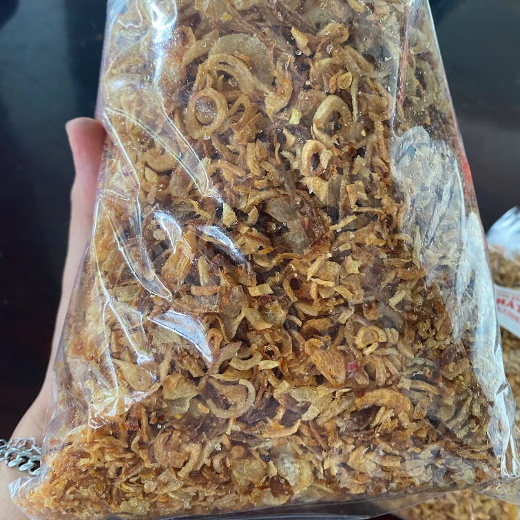 500G HÀNH PHI (NHÀ LÀM) - Hành Phi Ăn Bánh Tráng, Siêu Thơm Đậm Vị, Không Hôi Dầu, An Toàn Sạch Sẽ