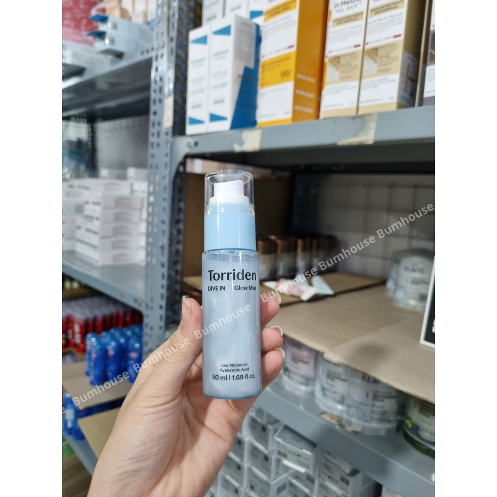 Xịt khoáng dưỡng da căng bóng Torriden DIVE IN chứa Hyaluronic Acid Glow Mist 50ml 120ml