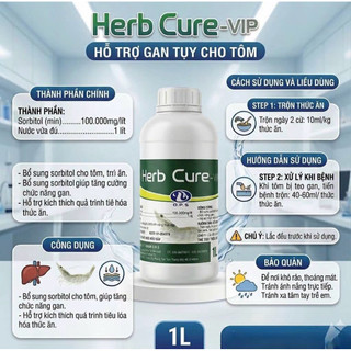 Herb Cure - Hỗ trợ phòng bệnh gan tuỵ trên tôm cá