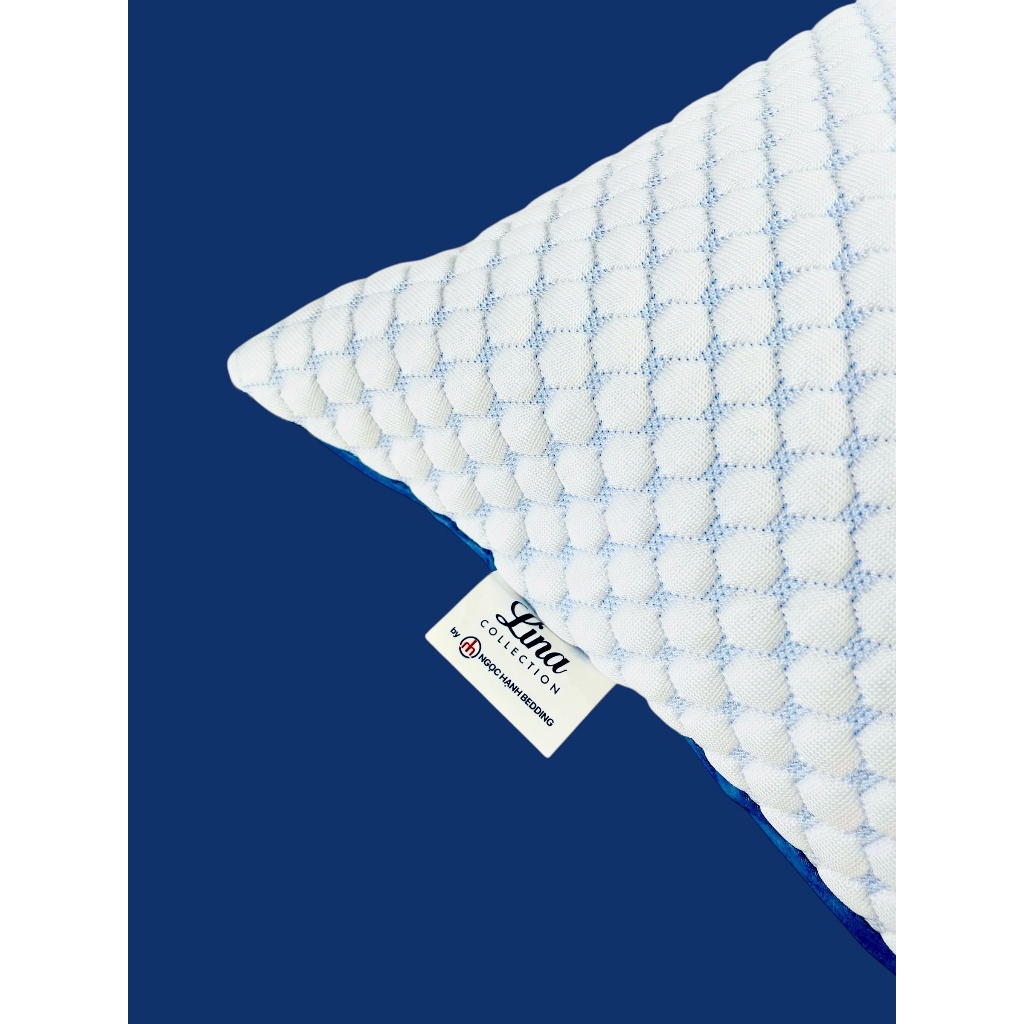 Gối Băng Lạnh Lông vũ mát lạnh ICOOL, không xù lông, mềm mại, thoáng khí - Ngọc Hạnh Bedding