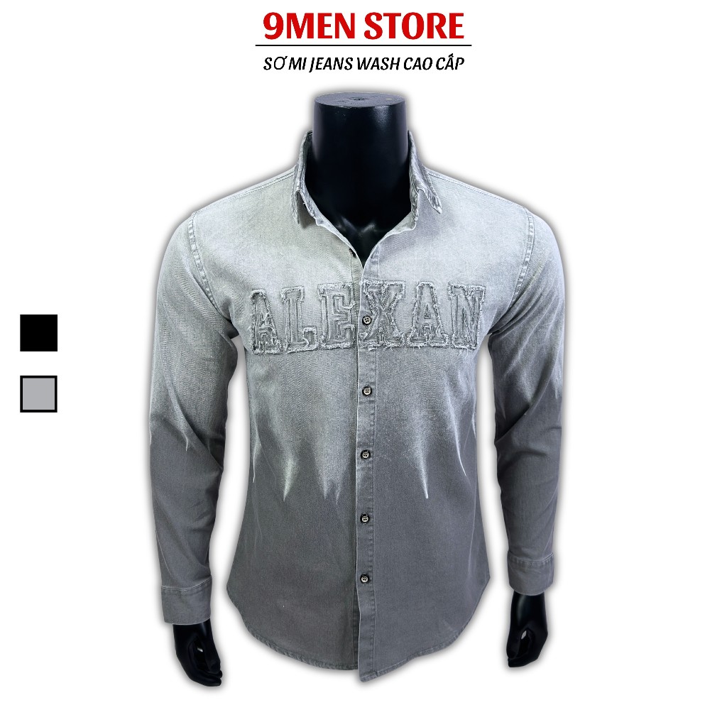 Sơ Mi Nam Vải Cotton Wash Hàn Quốc Cao Cấp Thấm Hút Mồ Hôi Sang Trọng 09
