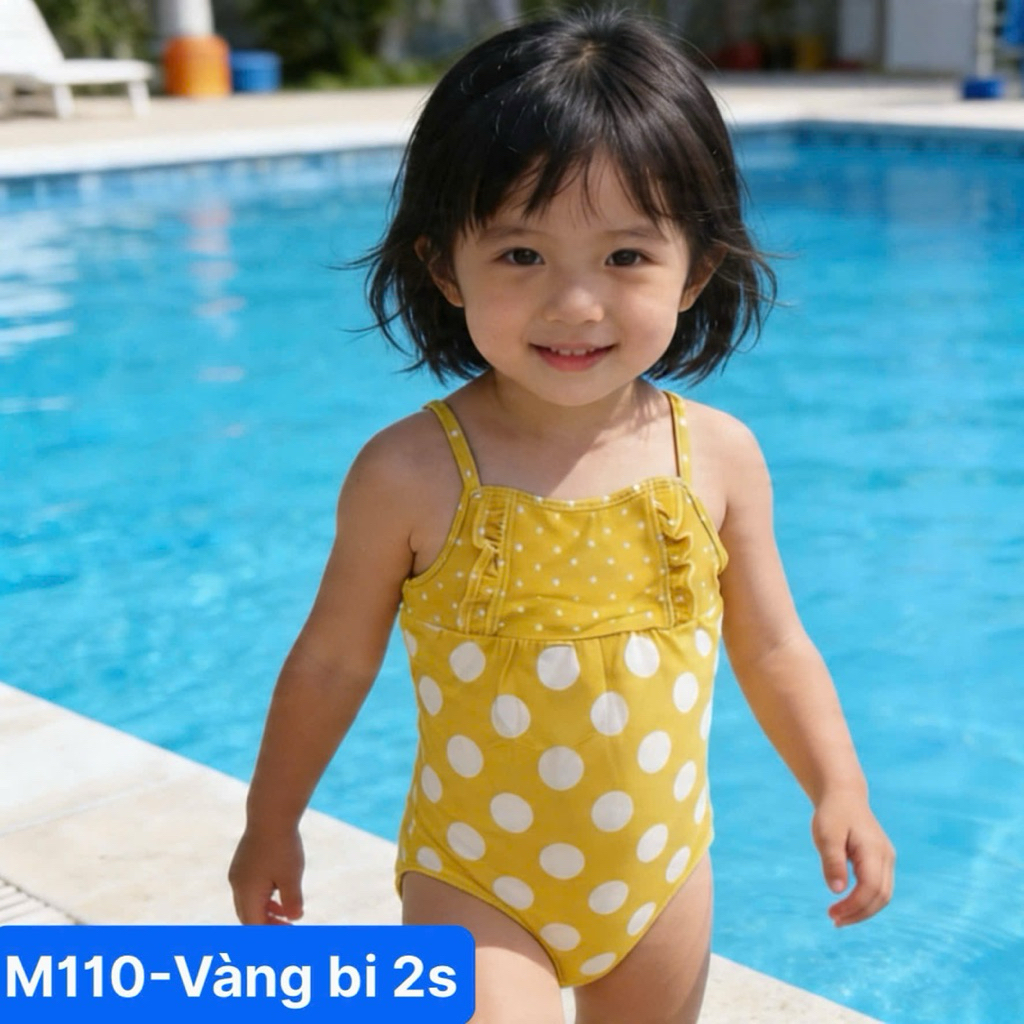 Set đồ bơi bé gái 12-18m 9-10kg xuất dư xuất khẩu chống nắng UPF40-50+ bộ bơi trẻ em cao cấp