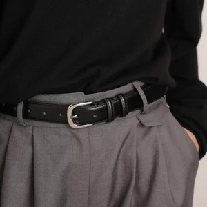 Dây Nịt Nam Nữ Da Cao Cấp B6 Đi Học/ Thắt Lưng Công Sở Bản Nhỏ Tiện Dụng Hàn Quốc
