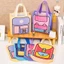 Set 3 Túi Tote Noel Vải Không Dệt Hoạt Hình B5 Đựng Quà Tặng Dễ Thương Tiện Dụng