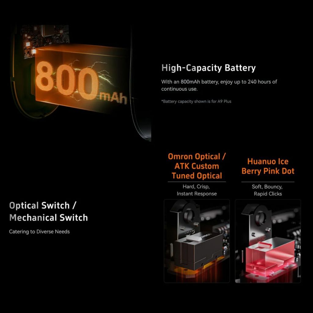 [Chính Hãng BH12T] Chuột Gaming ATK A9 SE | A9 | A9 Plus | A9 Promax | A9 Ultra - Chính Hãng Bảo Hành 1 Năm | BigBuy360 - bigbuy360.vn