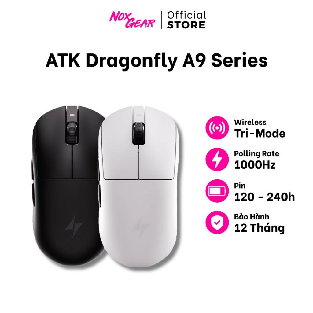 [Chính Hãng BH12T] Chuột Gaming ATK A9 SE | A9 | A9 Plus | A9 Promax | A9 Ultra - Chính Hãng Bảo Hành 1 Năm