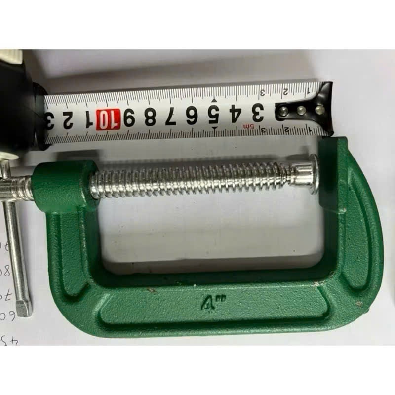 Cảo chữ C - Vam kẹp chữ C bằng sắt (đủ cỡ) dùng kẹp gỗ, nhôm kính