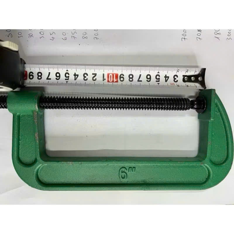 Cảo chữ C - Vam kẹp chữ C bằng sắt (đủ cỡ) dùng kẹp gỗ, nhôm kính