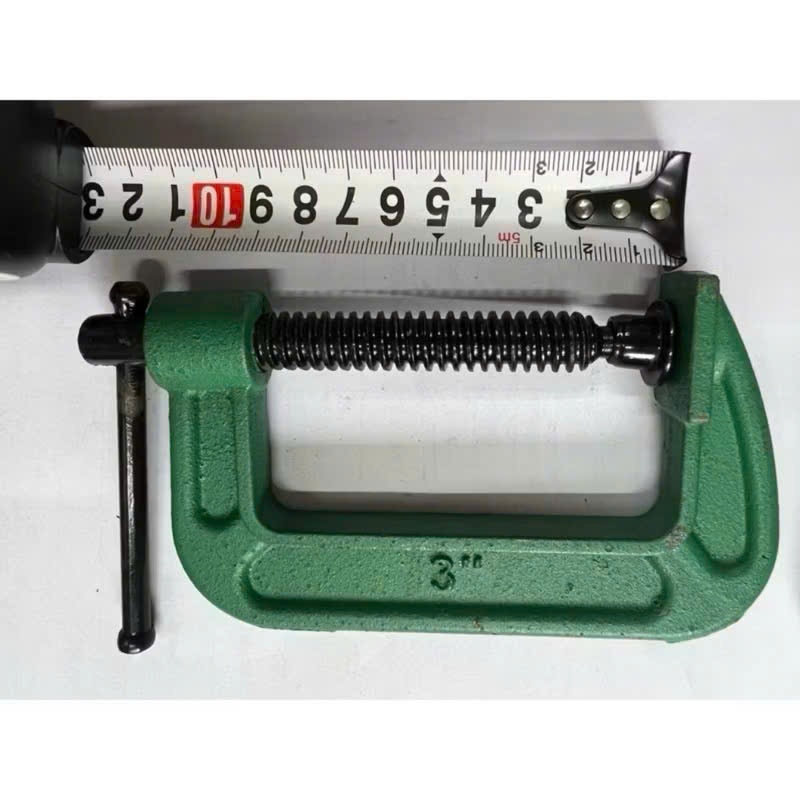 Cảo chữ C - Vam kẹp chữ C bằng sắt (đủ cỡ) dùng kẹp gỗ, nhôm kính