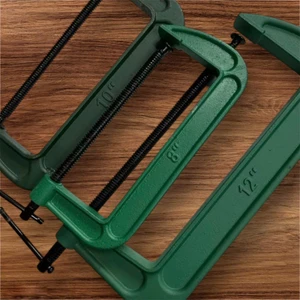 Vam gỗ 12inh , 10inh hàng đen xịn-dày dặn dùng kẹp nhôm kính, đồ mộc gỗ, vam chữ C 12"
